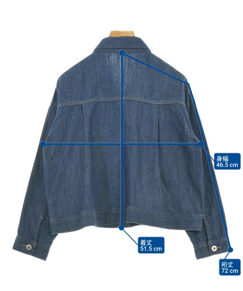 NATURAL BEAUTY BASIC（ナチュラルビューティーベーシック）デニムジャケット 紺 サイズ:S レディース/2200657285067