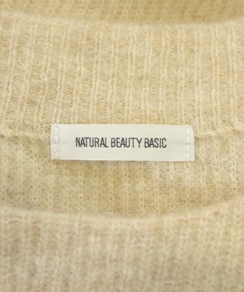 NATURAL BEAUTY BASIC（ナチュラルビューティーベーシック）ニット・セーター ベージュ サイズ:F レディース/2200657753016