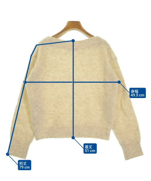 NATURAL BEAUTY BASIC（ナチュラルビューティーベーシック）ニット・セーター ベージュ サイズ:F レディース/2200657753016
