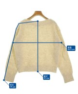 NATURAL BEAUTY BASIC（ナチュラルビューティーベーシック）ニット・セーター ベージュ サイズ:F レディース/2200657753016