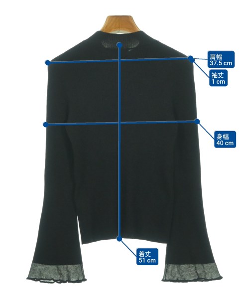 NATURAL BEAUTY BASIC（ナチュラルビューティーベーシック）ニット・セーター 黒 サイズ:F レディース/2200656991013