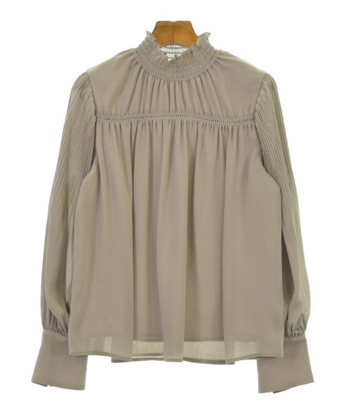 NATURAL BEAUTY BASIC(ナチュラルビューティーベーシック)ブラウス グレー サイズ:M/2200660192031