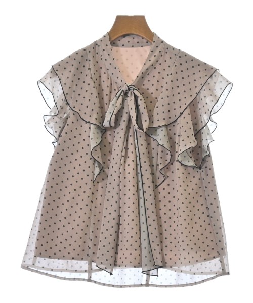 NATURAL BEAUTY BASIC(ナチュラルビューティーベーシック)ブラウス ベージュ サイズ:S/2200661436042