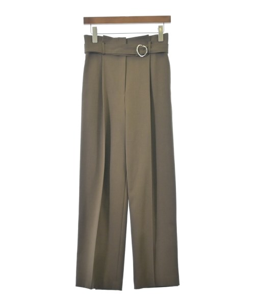 NATURAL BEAUTY BASIC(ナチュラルビューティーベーシック)スラックス 茶 サイズ:M/2200657847043