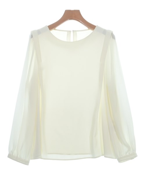 NATURAL BEAUTY BASIC(ナチュラルビューティーベーシック)ブラウス 白 サイズ:L/2200656988044