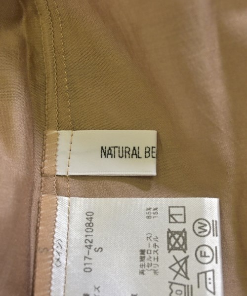 NATURAL BEAUTY BASIC（ナチュラルビューティーベーシック）カジュアルシャツ 茶 サイズ:S レディース/2200659262134