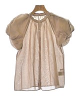 NATURAL BEAUTY BASIC（ナチュラルビューティーベーシック）カジュアルシャツ 茶 サイズ:S レディース/2200659262134