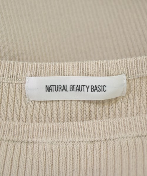 NATURAL BEAUTY BASIC（ナチュラルビューティーベーシック）ニット・セーター ベージュ サイズ:M レディース/2200708898079