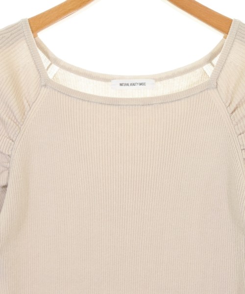 NATURAL BEAUTY BASIC（ナチュラルビューティーベーシック）ニット・セーター ベージュ サイズ:M レディース/2200708898079