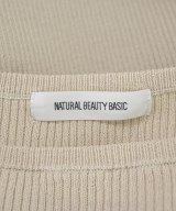 NATURAL BEAUTY BASIC（ナチュラルビューティーベーシック）ニット・セーター ベージュ サイズ:M レディース/2200708898079