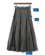 NATURAL BEAUTY BASIC（ナチュラルビューティーベーシック）ロング・マキシ丈スカート グレー サイズ:M レディース/2200711939066