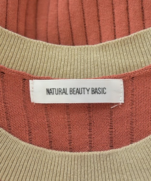 NATURAL BEAUTY BASIC（ナチュラルビューティーベーシック）ニット・セーター オレンジ サイズ:M レディース/2200710716033