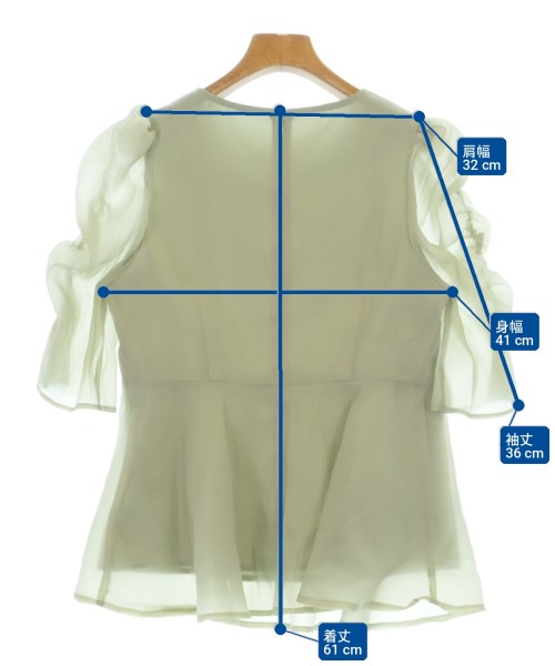 NATURAL BEAUTY BASIC（ナチュラルビューティーベーシック）ブラウス 緑 サイズ:M レディース/2200698836129