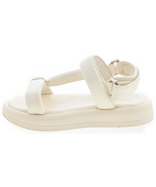 NATURAL BEAUTY BASIC（ナチュラルビューティーベーシック）サンダル 白 サイズ:M(23.5cm位) レディース/2200714443041