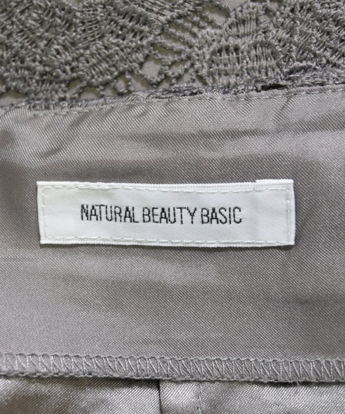 NATURAL BEAUTY BASIC（ナチュラルビューティーベーシック）ロング・マキシ丈スカート グレー サイズ:M レディース/2200714884066