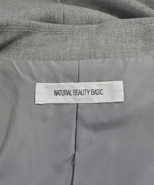 NATURAL BEAUTY BASIC（ナチュラルビューティーベーシック）テーラードジャケット グレー サイズ:M レディース/2200711510104