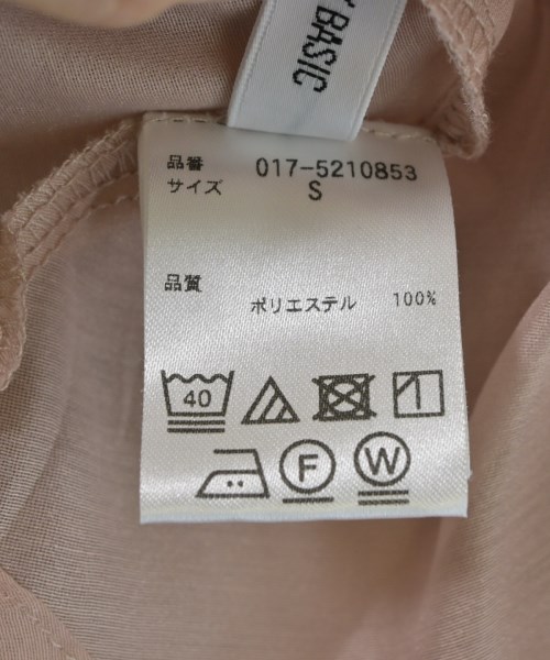 NATURAL BEAUTY BASIC（ナチュラルビューティーベーシック）ブラウス ピンク サイズ:S レディース/2200711781030