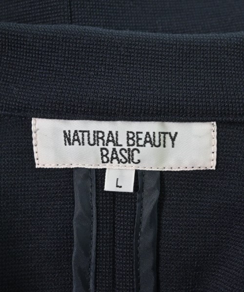 NATURAL BEAUTY BASIC（ナチュラルビューティーベーシック）テーラードジャケット 紺 サイズ:L レディース/2200716710127