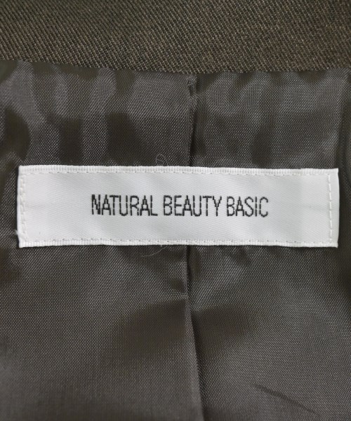 NATURAL BEAUTY BASIC（ナチュラルビューティーベーシック）ジャケット 茶 サイズ:S レディース/2200645017038