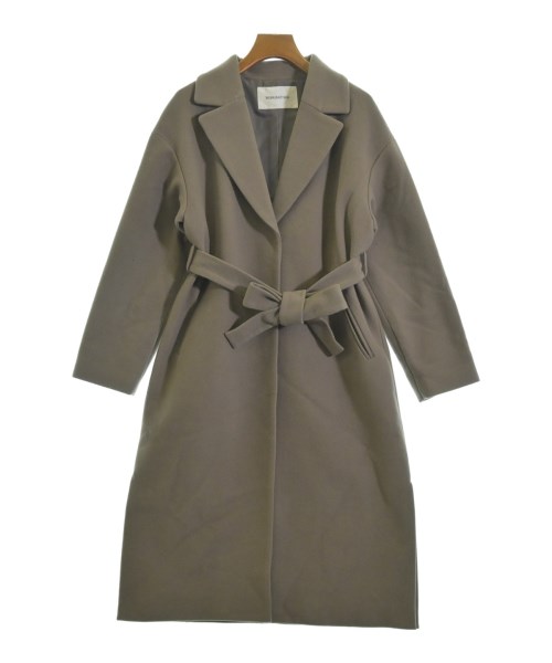 NATURAL BEAUTY BASIC(ナチュラルビューティーベーシック)チェスターコート 茶 サイズ:S/2200635297013