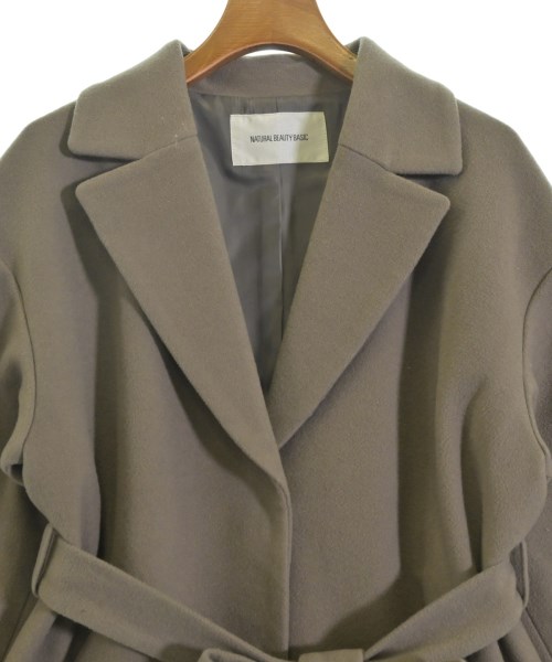 NATURAL BEAUTY BASIC（ナチュラルビューティーベーシック）チェスターコート 茶 サイズ:S レディース/2200635297013
