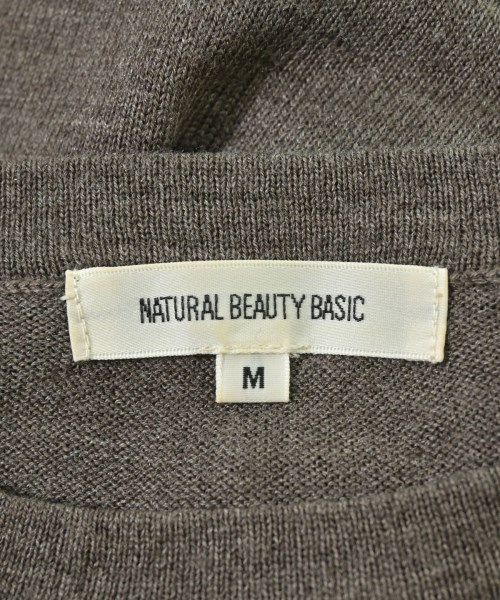 NATURAL BEAUTY BASIC（ナチュラルビューティーベーシック）ニット・セーター 茶 サイズ:M レディース/2200624543039