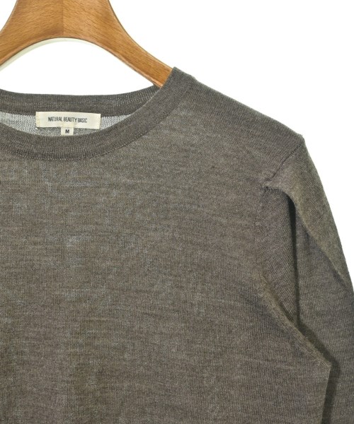 NATURAL BEAUTY BASIC（ナチュラルビューティーベーシック）ニット・セーター 茶 サイズ:M レディース/2200624543039