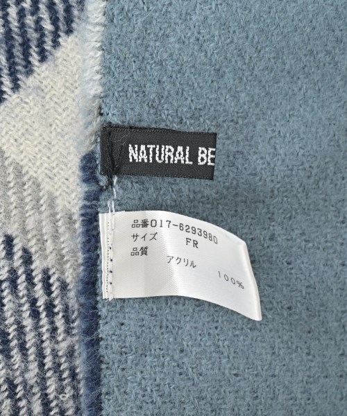 NATURAL BEAUTY BASIC（ナチュラルビューティーベーシック）マフラー 紺 サイズ:- レディース/2200645394047