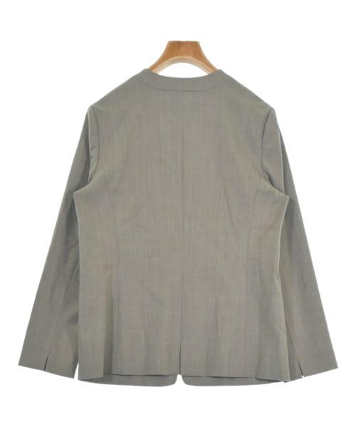 NATURAL BEAUTY BASIC（ナチュラルビューティーベーシック）ノーカラージャケット グレー サイズ:L レディース/2200637870054