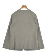 NATURAL BEAUTY BASIC（ナチュラルビューティーベーシック）ノーカラージャケット グレー サイズ:L レディース/2200637870054