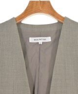 NATURAL BEAUTY BASIC（ナチュラルビューティーベーシック）ノーカラージャケット グレー サイズ:L レディース/2200637870054