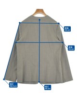 NATURAL BEAUTY BASIC（ナチュラルビューティーベーシック）ノーカラージャケット グレー サイズ:L レディース/2200637870054