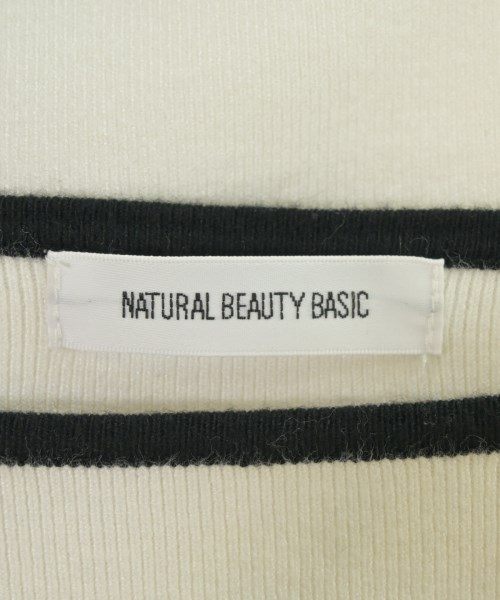 NATURAL BEAUTY BASIC（ナチュラルビューティーベーシック）ニット・セーター 白 サイズ:M レディース/2200647486054