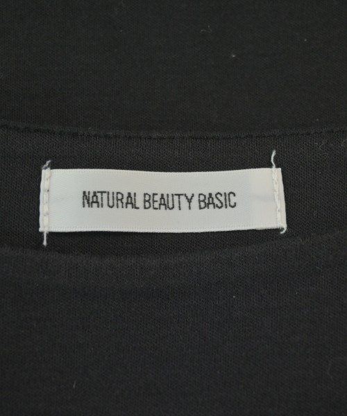 NATURAL BEAUTY BASIC（ナチュラルビューティーベーシック）Tシャツ・カットソー 黒 サイズ:F レディース/2200649412020