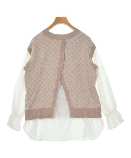 NATURAL BEAUTY BASIC（ナチュラルビューティーベーシック）ニット・セーター ベージュ サイズ:M レディース/2200649764051