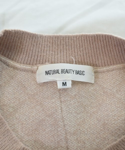 NATURAL BEAUTY BASIC（ナチュラルビューティーベーシック）ニット・セーター ベージュ サイズ:M レディース/2200649764051