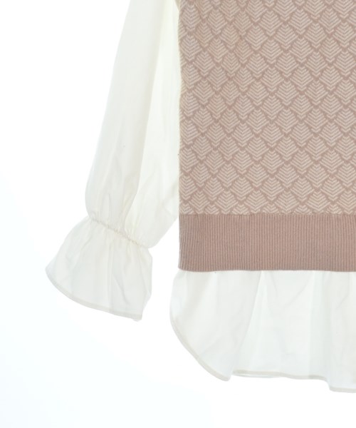 NATURAL BEAUTY BASIC（ナチュラルビューティーベーシック）ニット・セーター ベージュ サイズ:M レディース/2200649764051