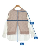 NATURAL BEAUTY BASIC（ナチュラルビューティーベーシック）ニット・セーター ベージュ サイズ:M レディース/2200649764051