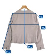 NATURAL BEAUTY BASIC（ナチュラルビューティーベーシック）ノーカラージャケット ピンク サイズ:38(M位) レディース/2200646030012