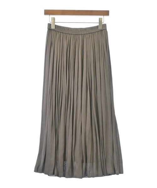 NATURAL BEAUTY BASIC（ナチュラルビューティーベーシック）ロング・マキシ丈スカート 茶 サイズ:M レディース/2200646429113