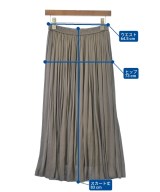 NATURAL BEAUTY BASIC（ナチュラルビューティーベーシック）ロング・マキシ丈スカート 茶 サイズ:M レディース/2200646429113