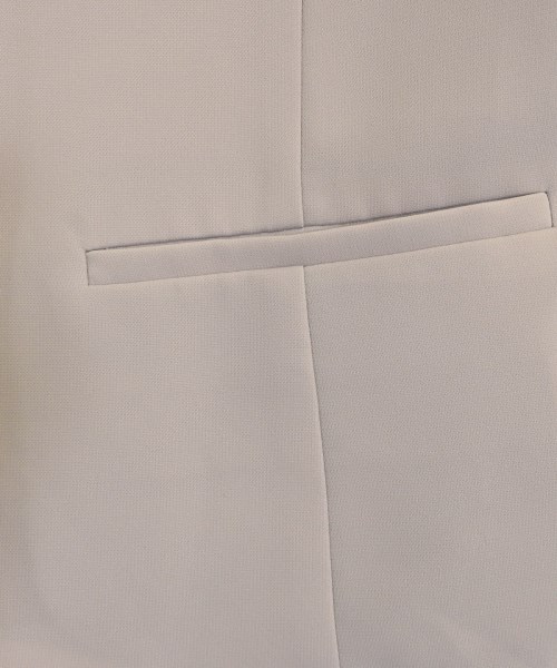 NATURAL BEAUTY BASIC（ナチュラルビューティーベーシック）ノーカラージャケット ベージュ サイズ:M レディース/2200646237121