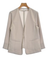 NATURAL BEAUTY BASIC（ナチュラルビューティーベーシック）ノーカラージャケット ベージュ サイズ:M レディース/2200646237121