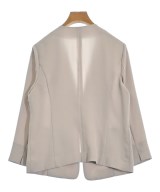 NATURAL BEAUTY BASIC（ナチュラルビューティーベーシック）ノーカラージャケット ベージュ サイズ:M レディース/2200646237121