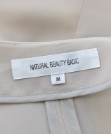 NATURAL BEAUTY BASIC（ナチュラルビューティーベーシック）ノーカラージャケット ベージュ サイズ:M レディース/2200646237121