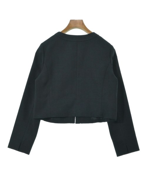 NATURAL BEAUTY BASIC（ナチュラルビューティーベーシック）ノーカラージャケット 紺 サイズ:M レディース/2200648435013