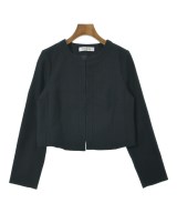 NATURAL BEAUTY BASIC（ナチュラルビューティーベーシック）ノーカラージャケット 紺 サイズ:M レディース/2200648435013