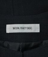 NATURAL BEAUTY BASIC（ナチュラルビューティーベーシック）ノーカラージャケット 紺 サイズ:M レディース/2200648435013