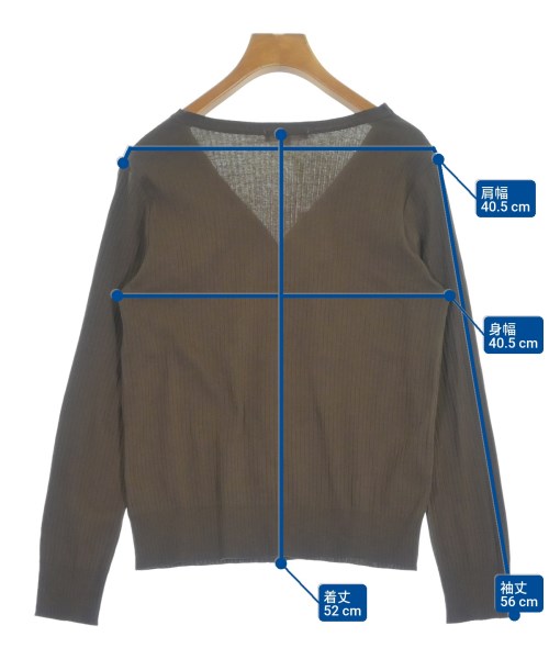 NATURAL BEAUTY BASIC（ナチュラルビューティーベーシック）カーディガン 茶 サイズ:M レディース/2200648078289