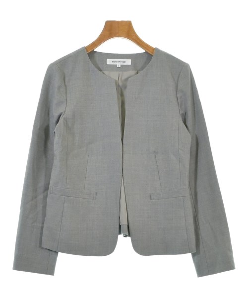 NATURAL BEAUTY BASIC(ナチュラルビューティーベーシック)カジュアルジャケット グレー サイズ:S/2200640032029